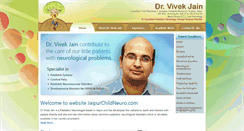 Desktop Screenshot of jaipurchildneuro.com